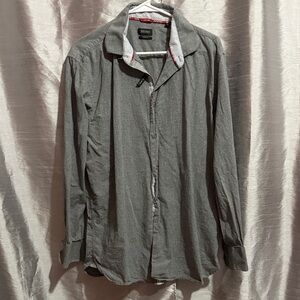 Buffalo David Bitton Gray Slim Fit Shirt